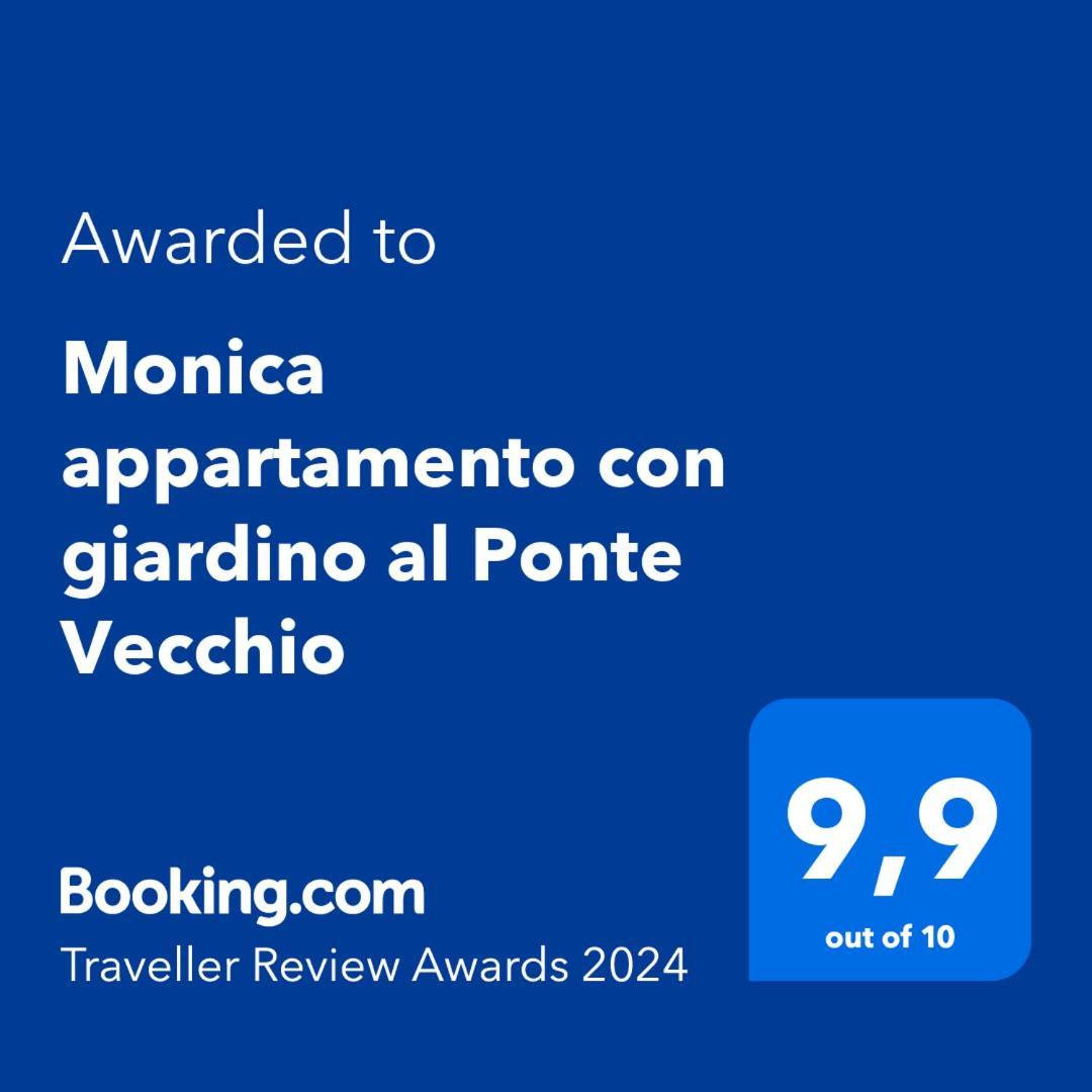 Monica Appartamento Con Giardino Al Ponte Vecchio Florens Exteriör bild